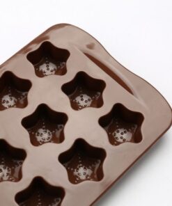 15 Stars Silicone Molds Cute Cupcake Baking 3