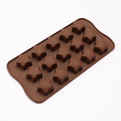 15 Stars Silicone Molds Cute Cupcake Baking