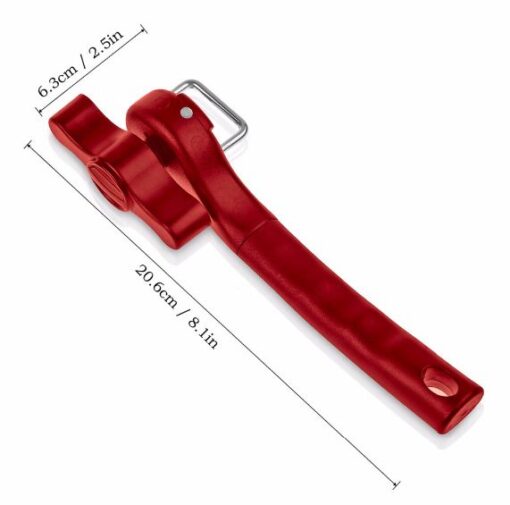 1Pcs Red Smooth Edge Can Opener Professional 4