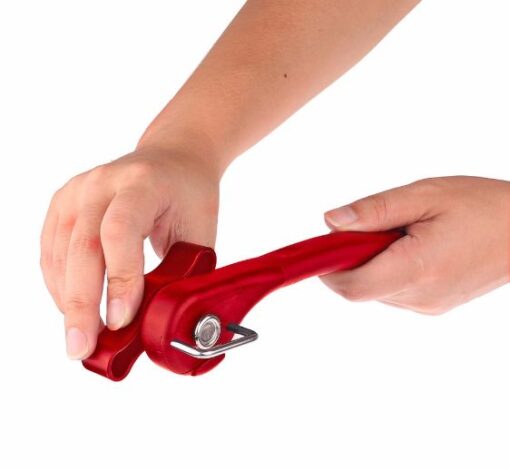 1Pcs Red Smooth Edge Can Opener Professional