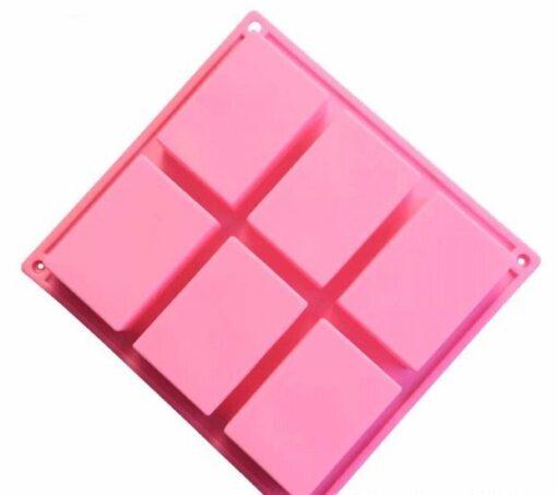 9 flexible handmade silicone block square soap 3