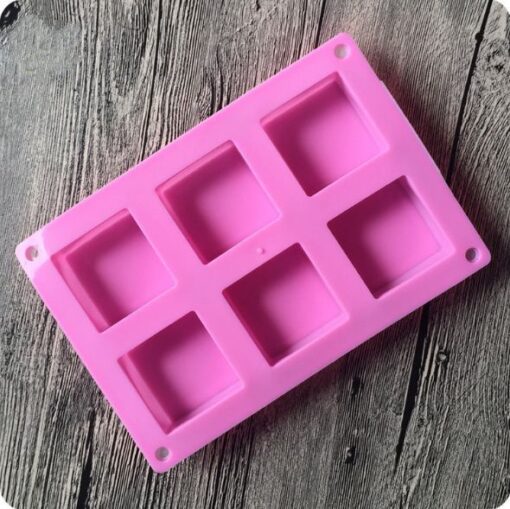 9 flexible handmade silicone block square soap 4