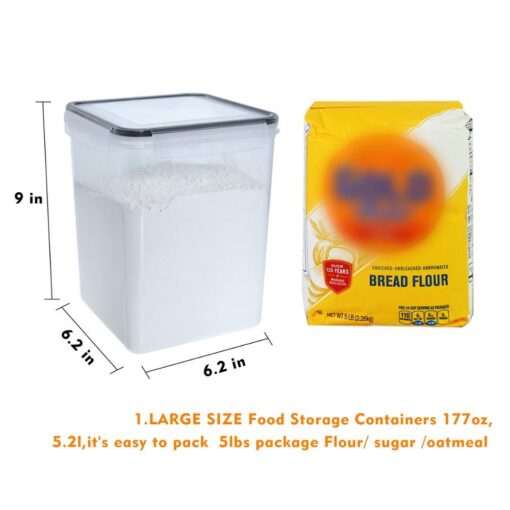 Airtight Cereal Container Food Storage 2