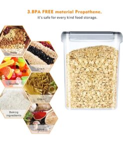 Airtight Cereal Container Plastic Food Storage 4