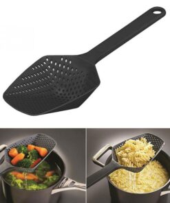 Black Cooking Shovels Vegetable Strainer Scoop 1