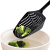 Black Cooking Shovels Vegetable Strainer Scoop