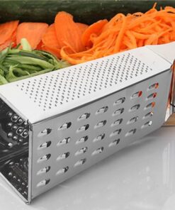 Box Grater 4 Sided Stainless Steel Large 1