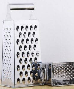 Box Grater 4 Sided Stainless Steel Large 3