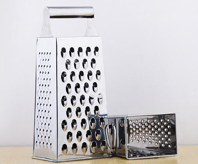Box Grater, 4-Sided Stainless Steel Large 10-inch Grater for Parmesan  Cheese, Ginger, Vegetables by Spring Chef