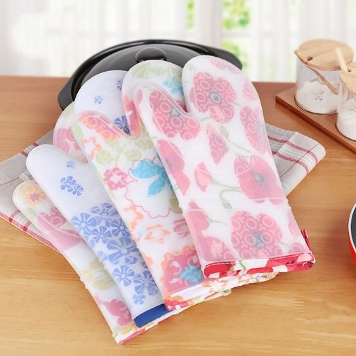 Good Quality Baking Oven Silicone Gloves DIY 3