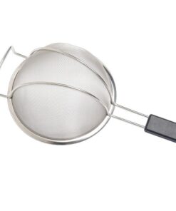 Large Stainless Steel Fine Mesh Strainer with 2