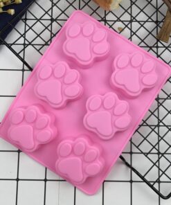 Lovely Silicone Dog Cat Paw Footprint Fondant 1