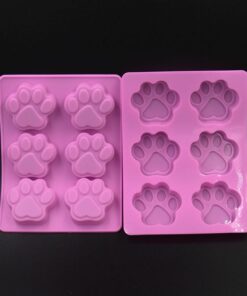 Pet Dog Paw Mold Silicone Mould Puppy 22
