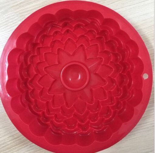Pieces 6 Cavity Silicone Flower Soap Mold 1