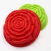 Red Rose Shape Holiday and Birthday Cake