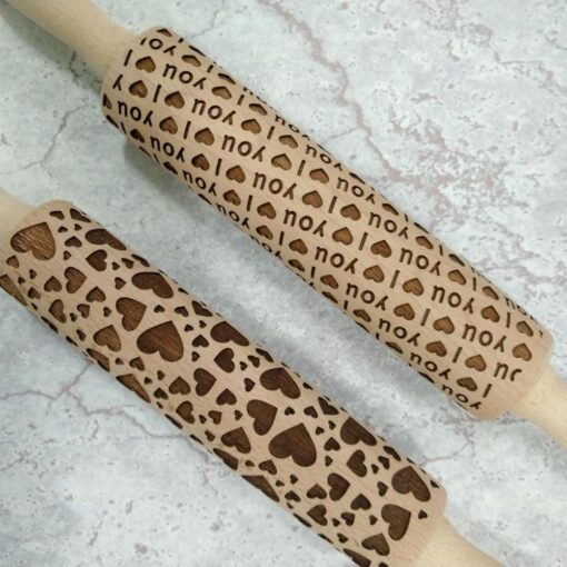 Rolling Pin Baking Cookies Noodle Biscuit 2