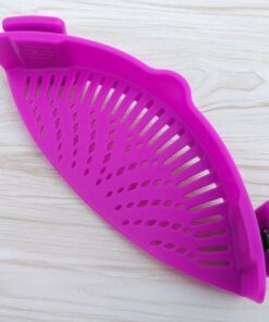 Snap N Strain Strainer Clip On Silicone 3
