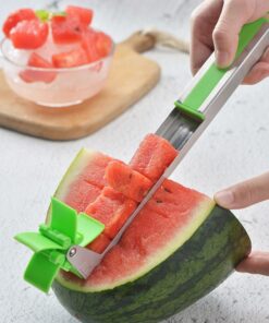 Watermelon Slicer Cutter Tongs Corer Fruit Melon