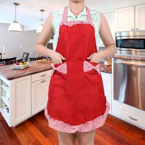 Women Lady Kitchen Apron Bib Apron Dress