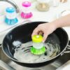 aulic Dishwashing Brush Cleaning Liquid Can Be