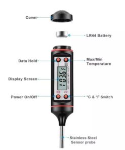 ermometer Instant Reaction Cooking Thermometer 3