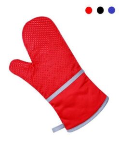 k Pattern Silicone Thickening Gloves Oven High 2
