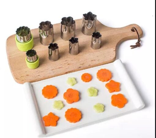 pcs Set Stainless Steel Puzzle Fruit Vegetable