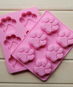 Lovely Silicone Dog Cat Paw Footprint Fondant 2