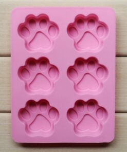 Lovely Silicone Dog Cat Paw Footprint Fondant 5