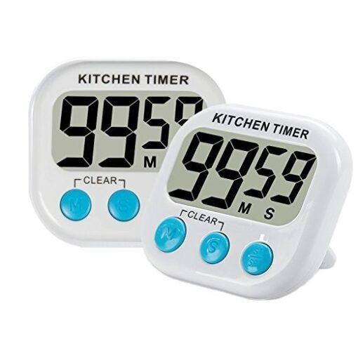 etic LCD Digital Kitchen Countdown Timer Alarm